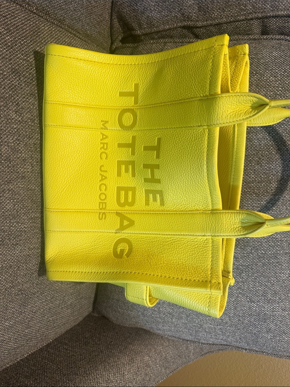 Marc Jacobs The ToteBag Leather Tote in Yellow